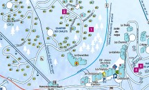 Maps for La Tania - Piste, town and resort maps.